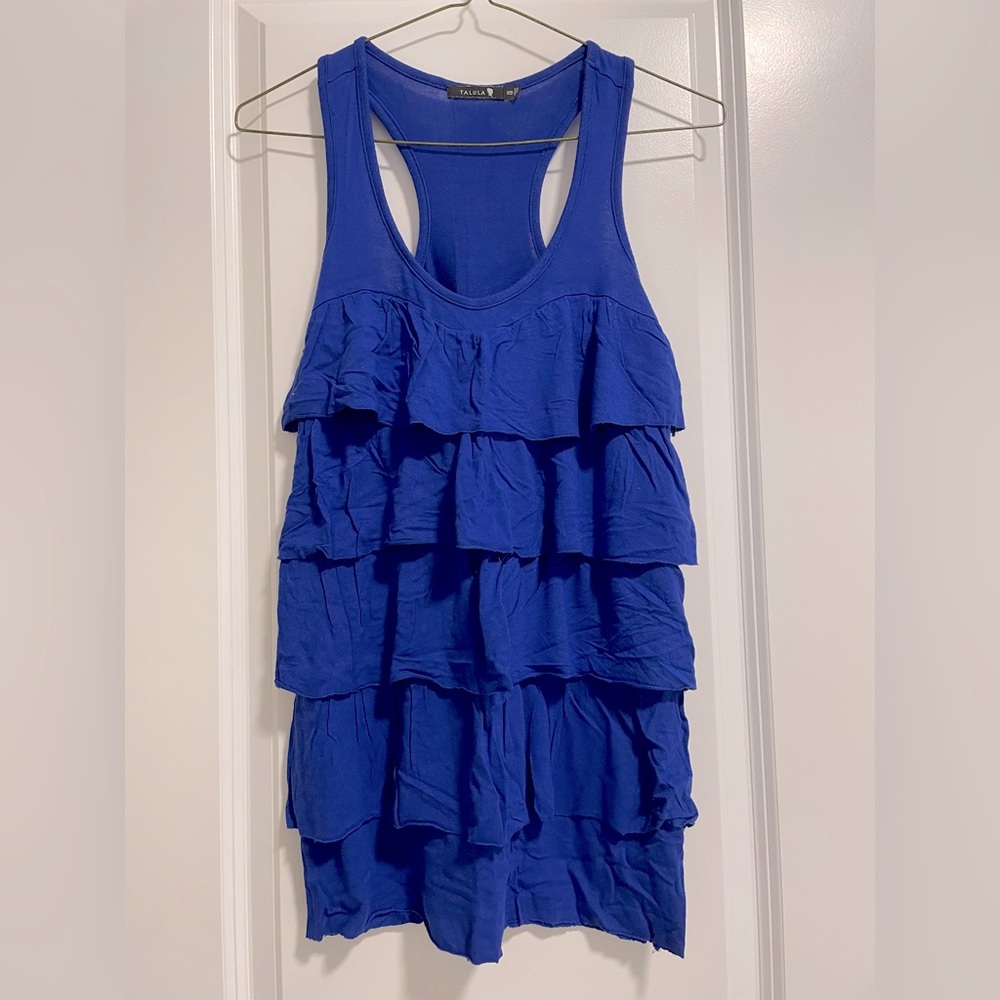 TALULA Bright Blue Tank Top